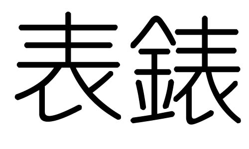 表字的五行属什么，表字有几划，表字的含义