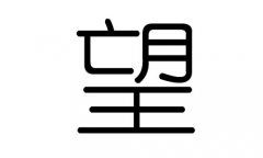 望字的五行属什么，望字有几划，望字的含义