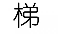 梯字的五行属什么，梯字有几划，梯字的含义