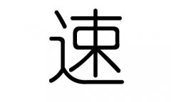 速字的五行属什么，速字有几划，速字的含义