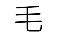 毛字的五行属什么，毛字有几划，毛字的含义