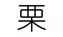 栗字的五行属什么，栗字有几划，栗字的含义