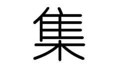 集字的五行属什么，集字有几划，集字的含义