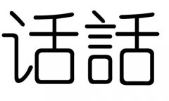 话字的五行属什么，话字有几划，话字的含义