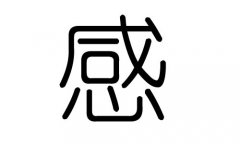 感字的五行属什么，感字有几划，感字的含义