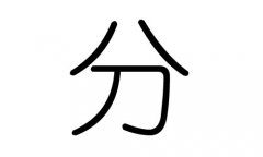 分字的五行属什么，分字有几划，分字的含义