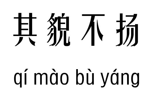 其貌不扬五行吉凶_其貌不扬成语故事