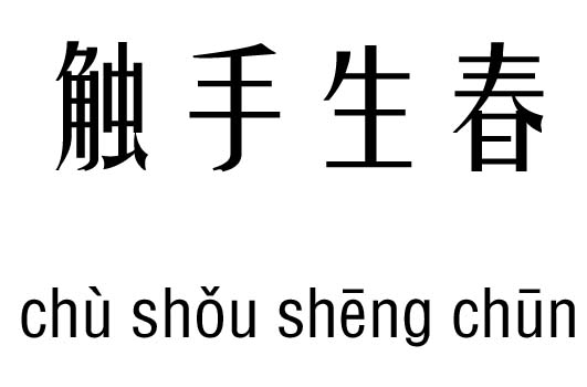 触手生春五行吉凶_触手生春成语故事