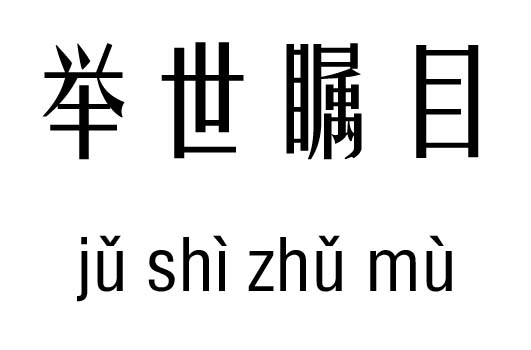 举世瞩目五行吉凶_举世瞩目成语故事