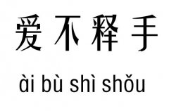 爱不释手五行吉凶_爱不释手成语故事