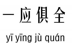 一应俱全五行吉凶_一应俱全成语故事