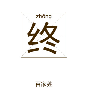 终姓起名,终姓名字大全,起名大全