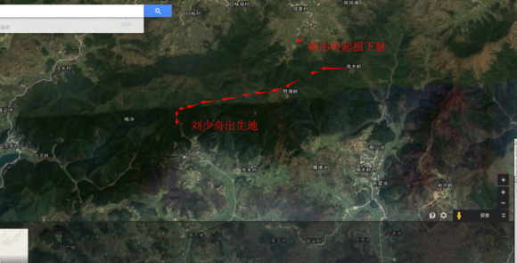 刘少奇出生地祖坟阴阳宅风水考察-图7