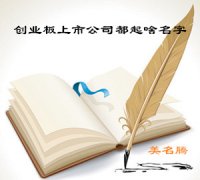 创业板上市公司都起啥名字