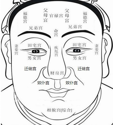 民间面相口诀子女运势注解