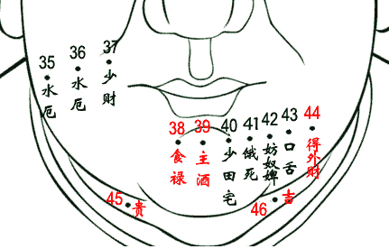 男人全身痣相图解