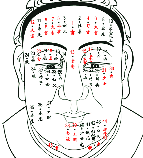 面相痣图解大全 为你解析男人女人脸上的痣