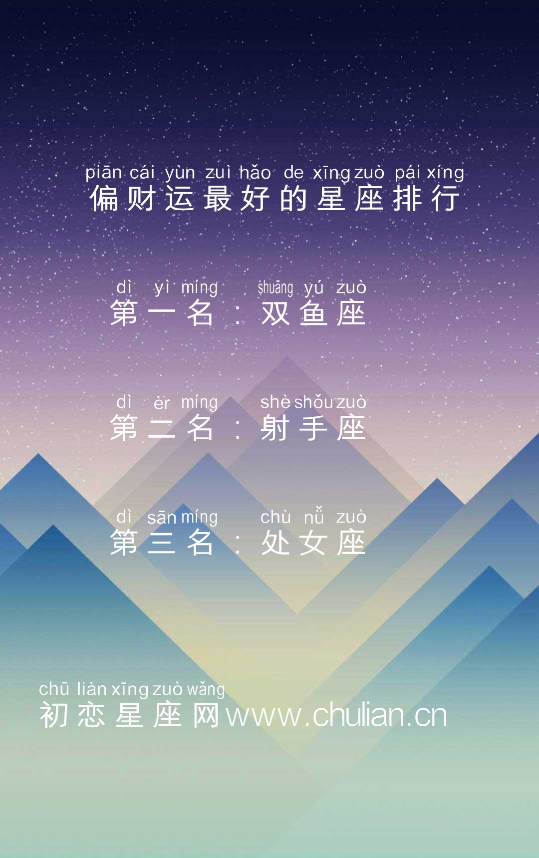 偏财运最好的星座排行