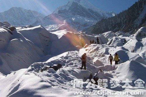 雪山塌了