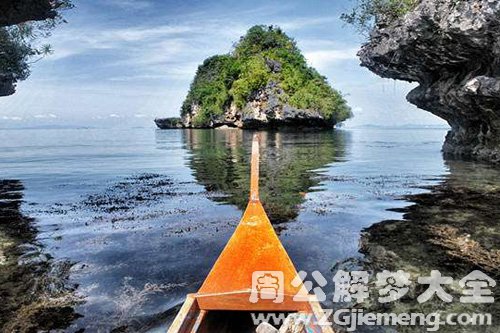 梦见水潭里有岛