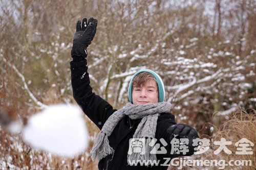 梦见雪球砸过来