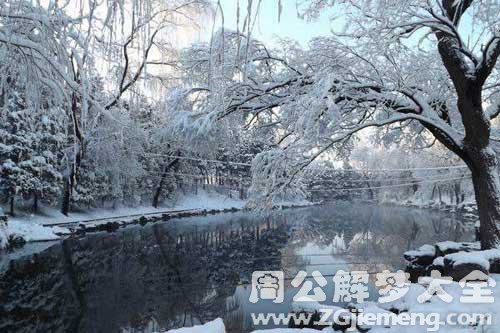 梦见雪和水