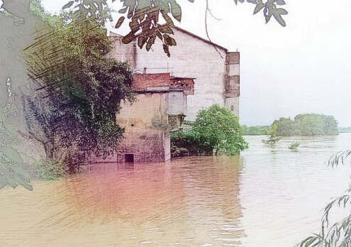  梦见滚滚大水