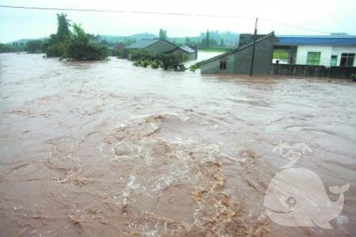 洪水挡路