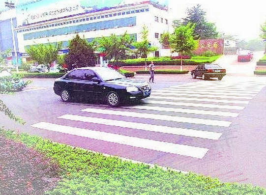 梦见人行道路